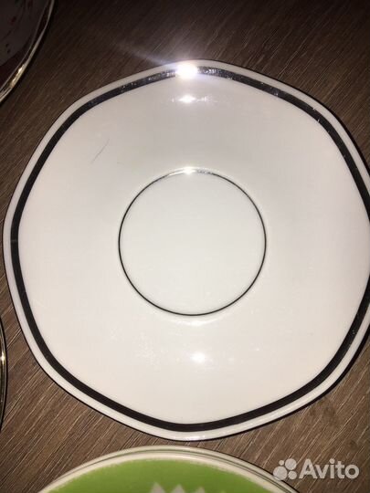 Сухарница, пирожковые тарелки. Винтаж