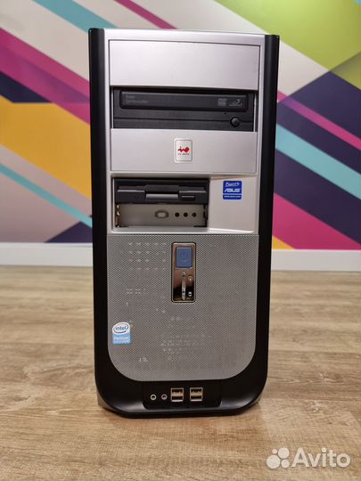 Системный блок (Core 2 duo, 4gb ddr2, GF610 1gb)