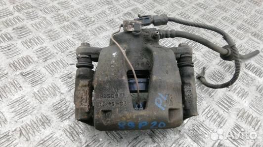 Суппорт тормозной передний левый citroen nemo (89P