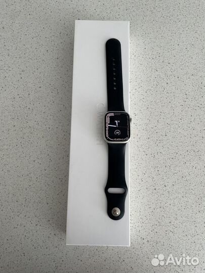 Часы apple watch 7 41 mm starlight