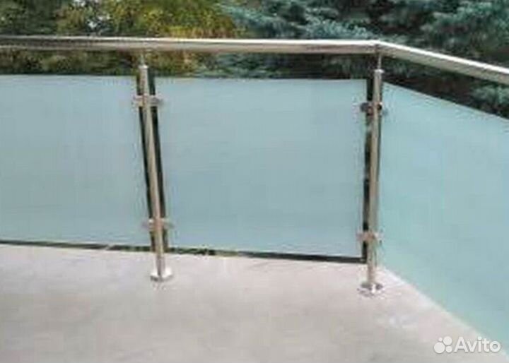 Стеклянные перила