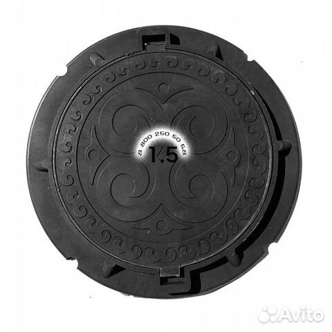 Люк «садовый» канализационный нагрузка 1.5 тонны