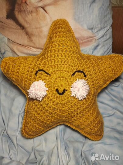 Подушка - звёздочка декоративная