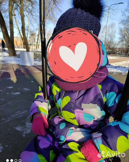 Зимний комбинезон для девочки 116