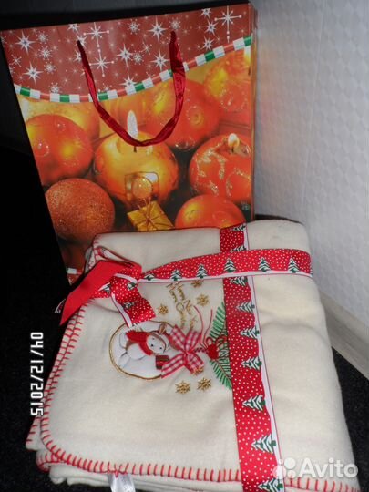 Плед-покрывало Новогоднее