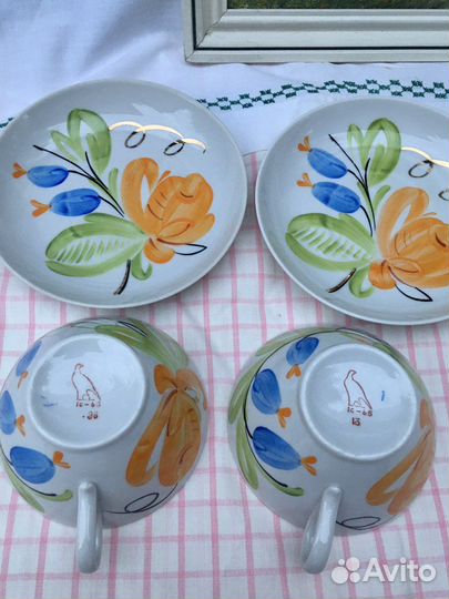 Фарфоровая посуда СССР Вербилки
