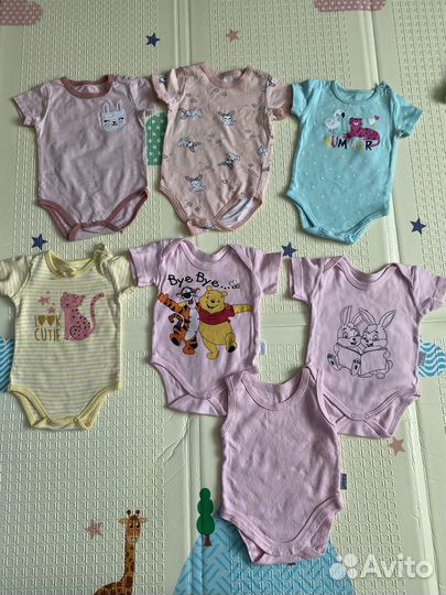 Вещи для девочки пакетом 56-68