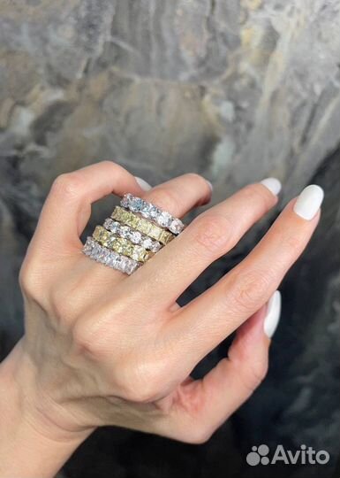 Кольцо дорожка Tiffany