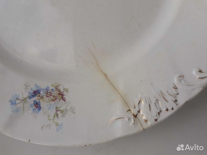 Две тарелки царская Россия Кузнецов
