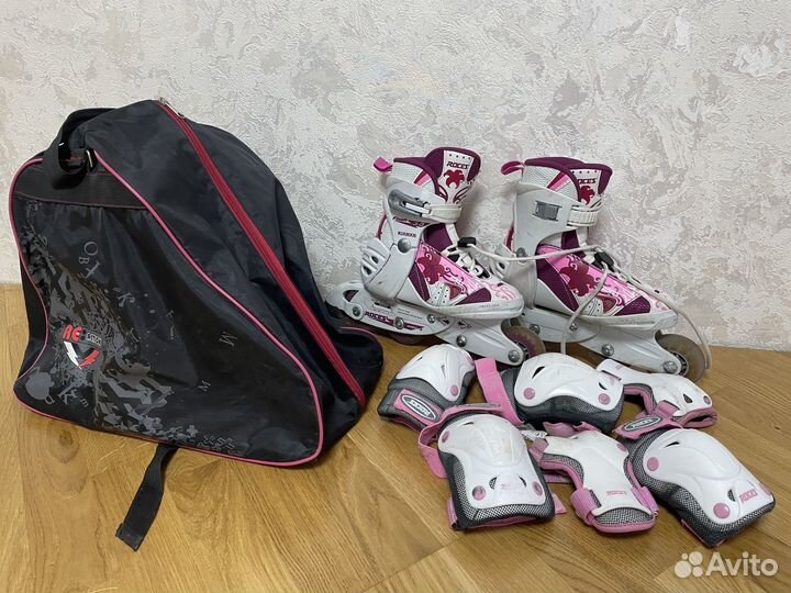 Детские ролики и защита 30-35