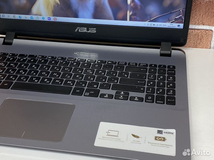 Asus 4ядра-2,7GHz\8gb\ssd128+500\FHD 1С,CRM