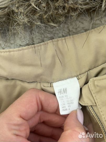 Парка для девочки 92 h&m