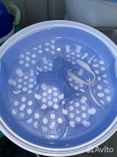 Стерилизатор avent +4 насадки для бутылочек avent