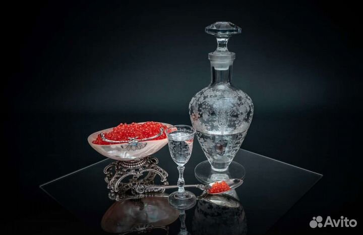 Икорница серебряная