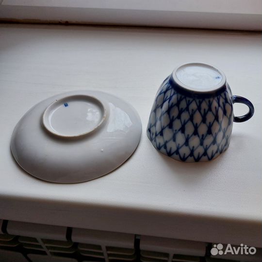 Чашка с блюдцем кофейная лфз