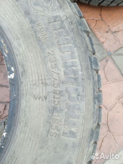 Шины 235 75 r15 бу