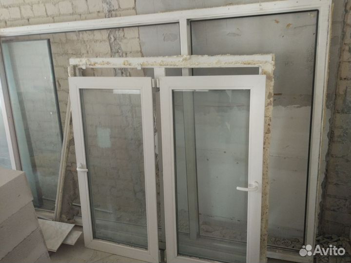 Окна и двери бу пластиковые