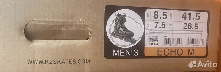 Ролики K2 echo M