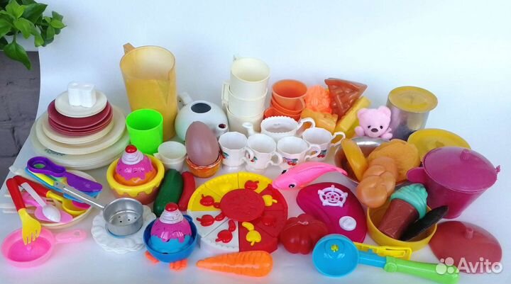 Игрушечная посуда еда детские игрушки