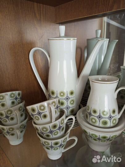 Кофейный сервиз фарфор гдр