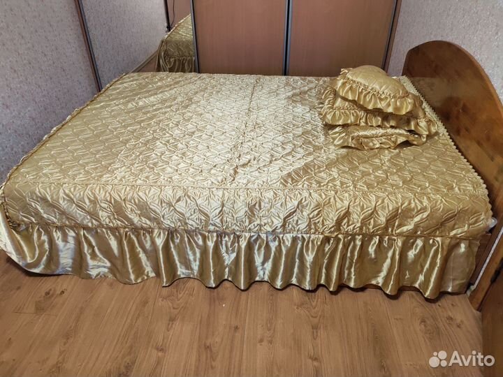 Покрывало 160*200 песочное