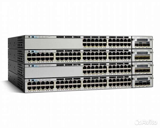 Коммутатор (свич) Cisco WS-C3750X-24U-S C НДС