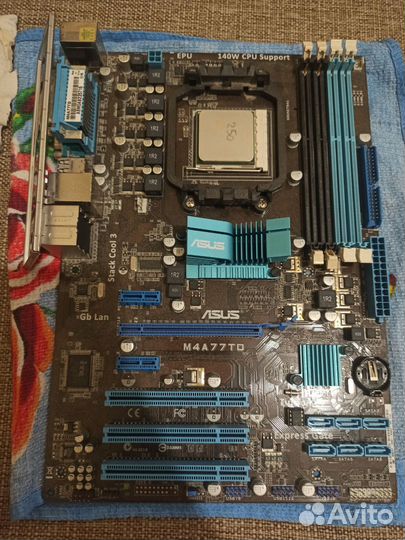 Материнская плата с процессором, Asus M4a77td