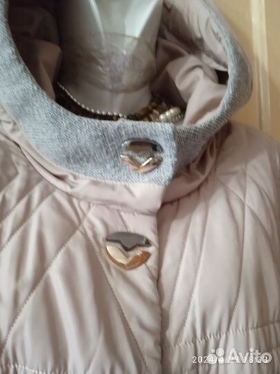 Куртка -пальто,стеганое,женская, весна осень