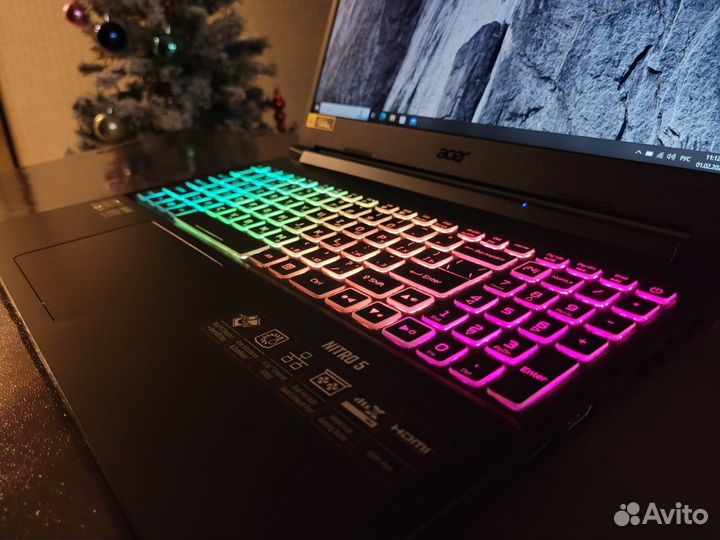 Мощный ноутбук acer nitro 5 на rtx3080 ram 32gb