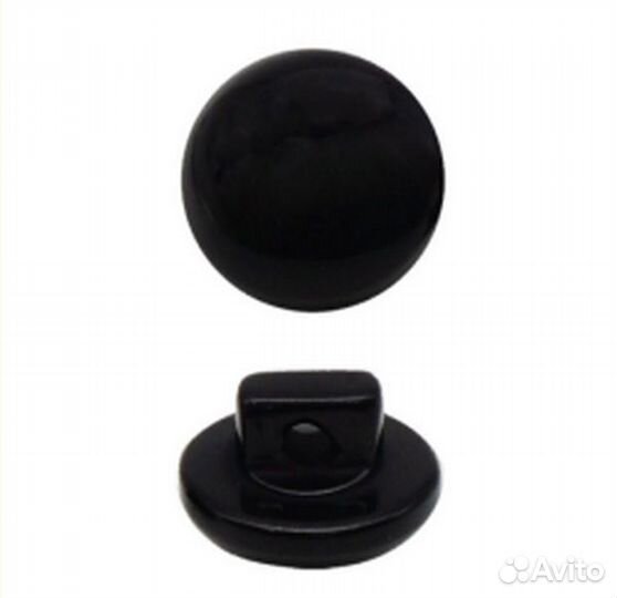 Пуговица в тубе на ножке 0311-0573С черный 14L уп