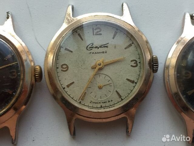 Часы спутник старт рубин