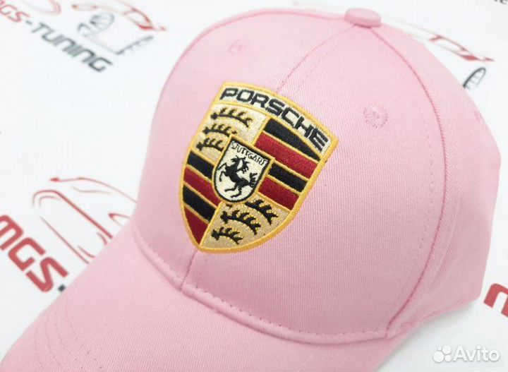 Бейсболка Porsche розовая