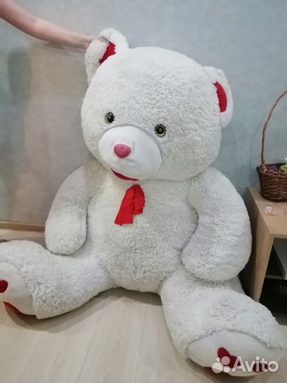 Большая мягкая игрушка медведь