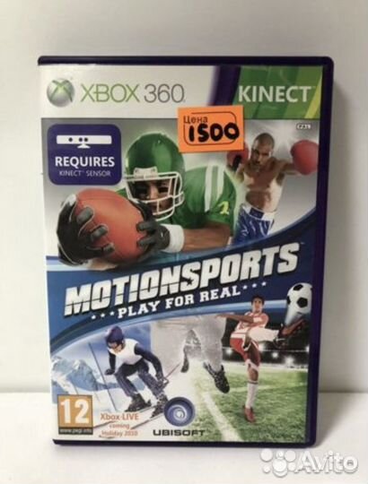 Диск Motionsports Play For real для Xbox 360