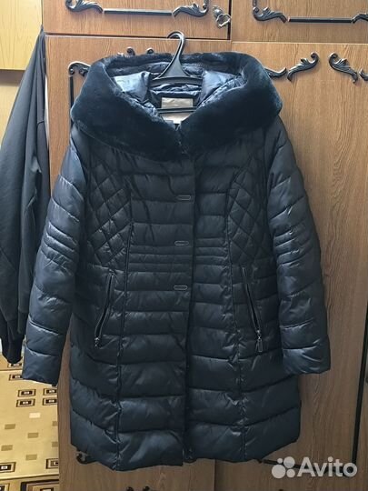 Пуховик зимний женский 52 54