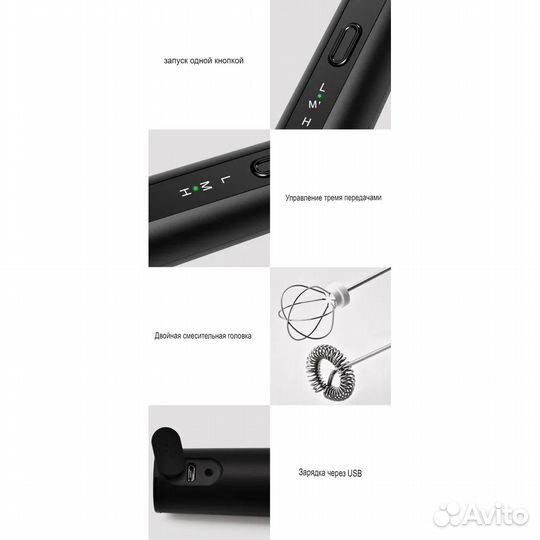 Вспениватель для молока Circle Joy Air Pump CN