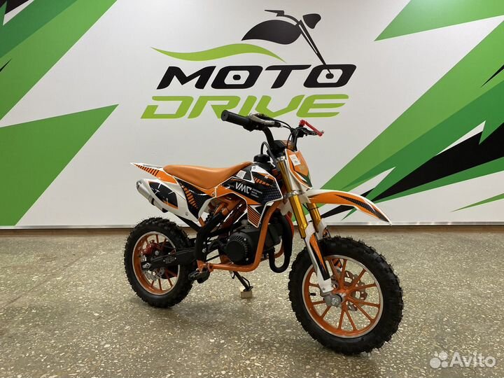Питбайк детский 50cc 2т колеса 10x10