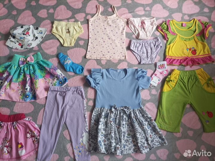 Вещи пакетом на девочку 4 года