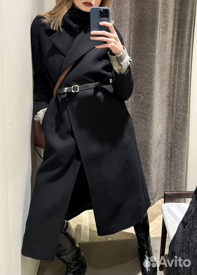 Пальто женское massimo dutti