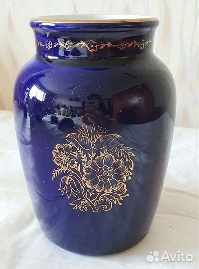 Ваза кобальт лфз 1960 гг