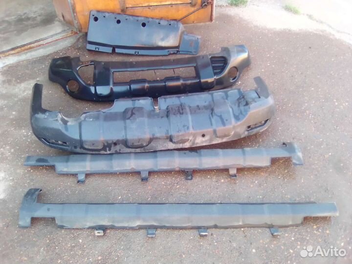 Накладки на пороги honda CRV