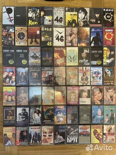 Кассеты с записью совестская и иностранныя эстрада