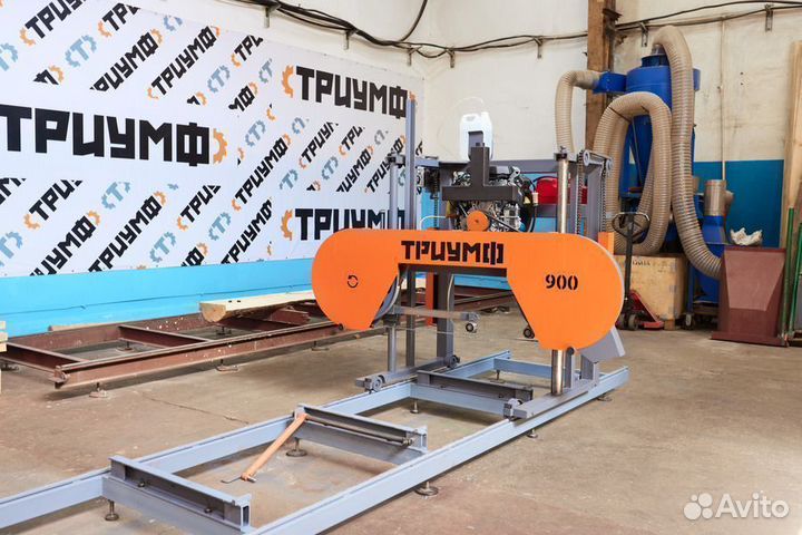 Пилорама бензиновая ленточная