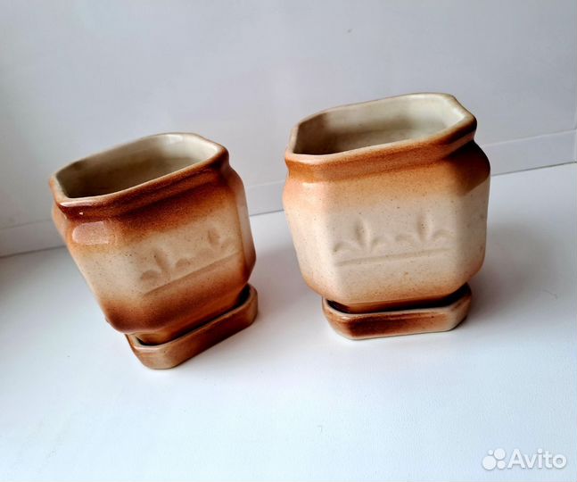 Цветочный горшок керамический