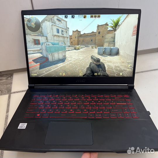 Игровой ноутбук msi 15.6 144гц RTX3060/16gbDDR4