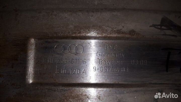 Банка глушителя Audi Tt 8J