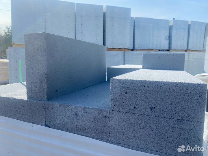 Газобетонные блоки 625х150х250