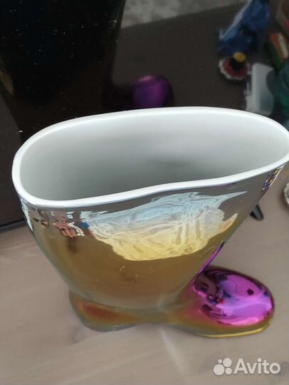 Ваза дизайнерская сапог