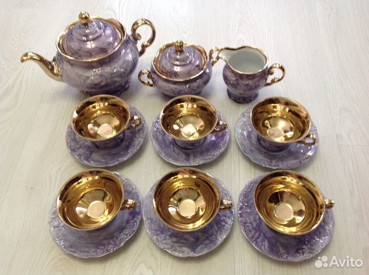Редкий чайный сервиз 60-х г Польша