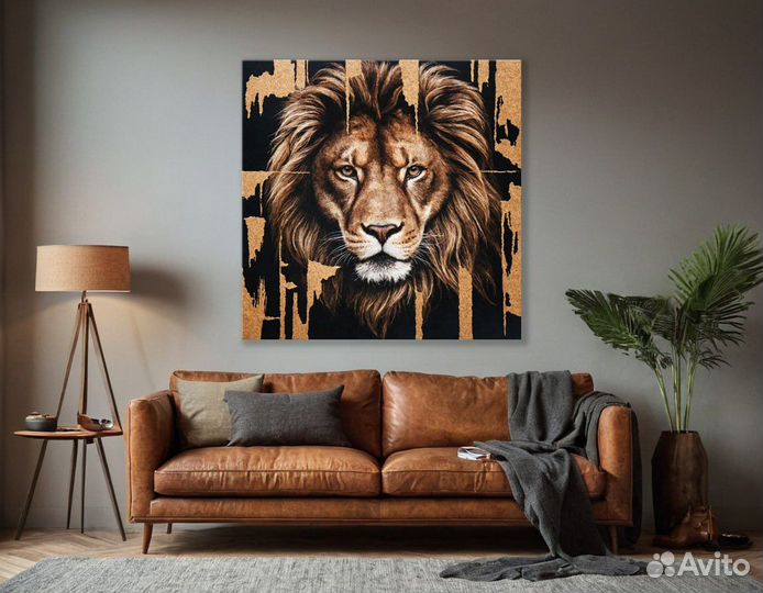 Картины на холсте Лев / Тигр / Дикие кошки